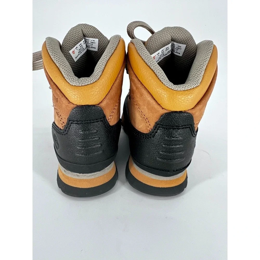 Timberland Size 7 Toddlers‎ Euro Hiker Shell Toe Hiking Boots Wheat/Black